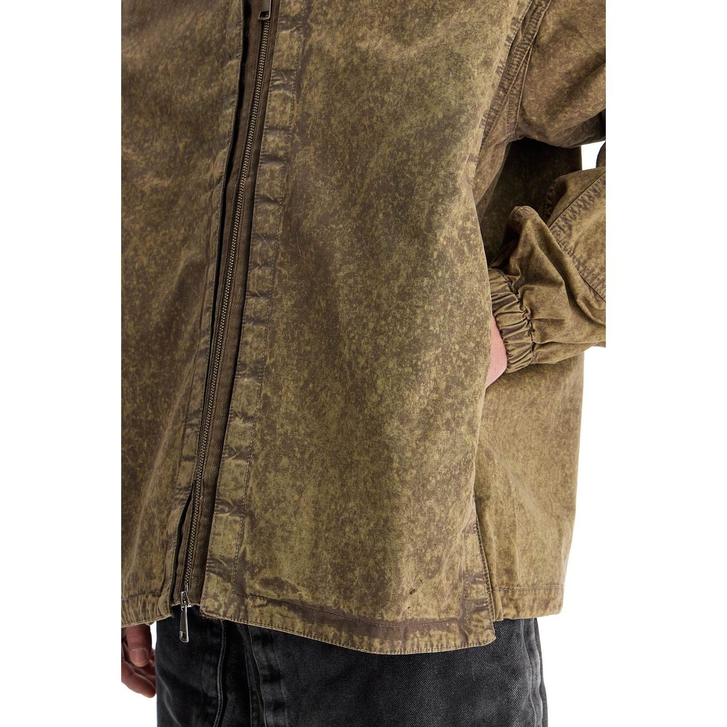 Y Project removable panel jacket with seven Vests Y Project Dark Olive Green