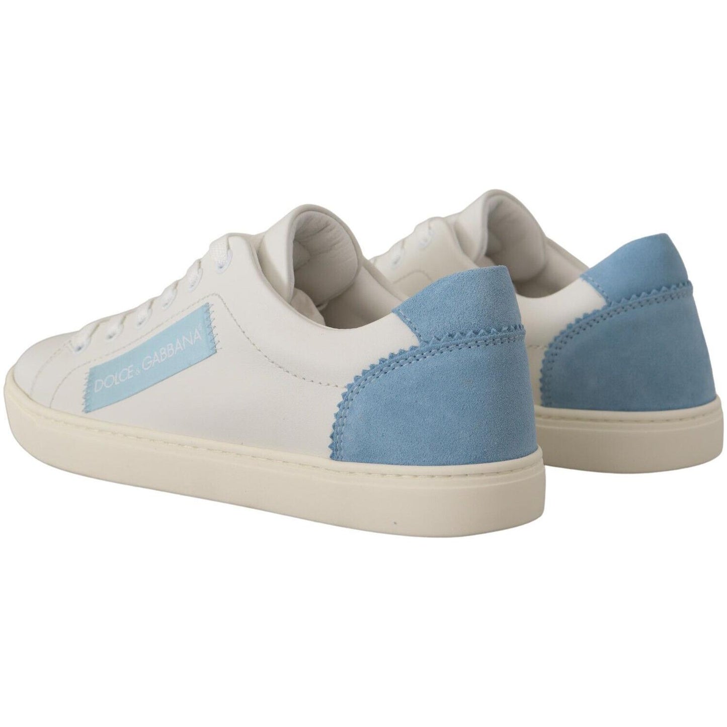 Dolce & Gabbana Exquisite Italian Leather Low-Top Sneakers Dolce & Gabbana Gray
