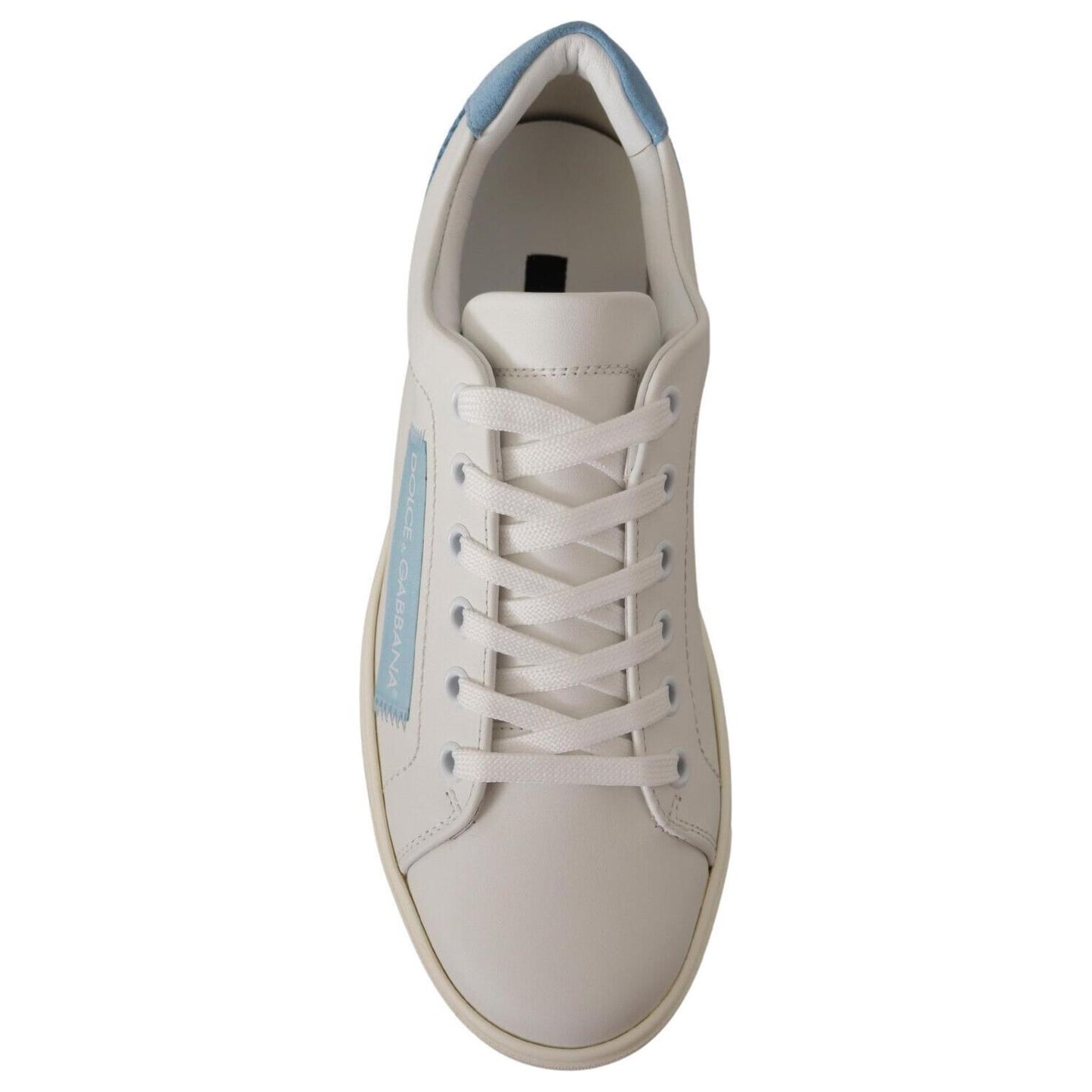 Dolce & Gabbana Exquisite Italian Leather Low-Top Sneakers Dolce & Gabbana Dark Gray