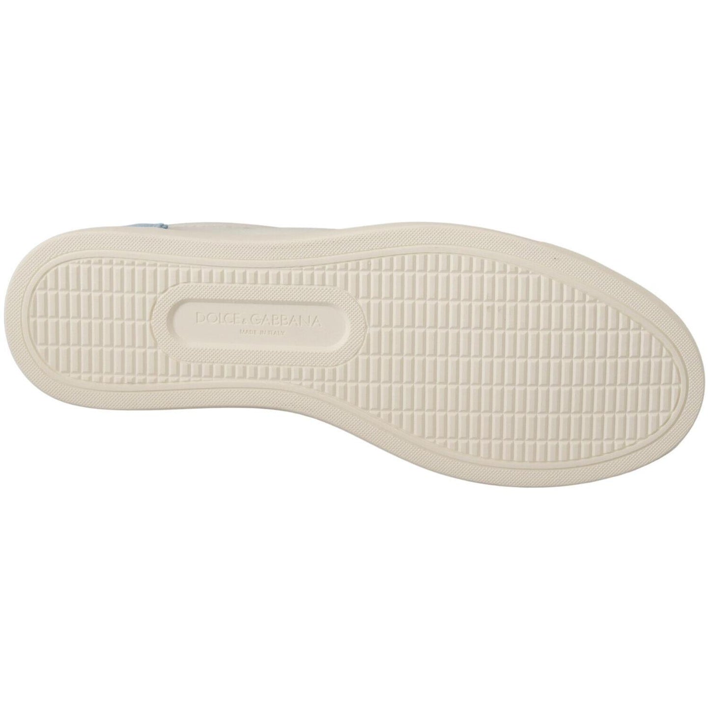 Dolce & Gabbana Exquisite Italian Leather Low-Top Sneakers Dolce & Gabbana Light Gray