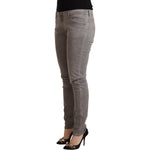 Acht Light Gray Washed Cotton Slim Fit Denim Jeans PAN71186 - 31