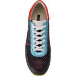 Dolce & Gabbana Multicolor Sport Low Top Shoes Sneakers MV4825- 40