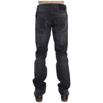 Acht Gray Cotton Regular Low Fit Jeans SIG30455-1