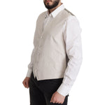 Dolce & Gabbana Gray Silk Single Breasted 2 Pc Blazer JKT3390- 54