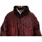 Dolce & Gabbana Bordeaux Cotton Hooded Full Zip Jacket JKT3354- 50