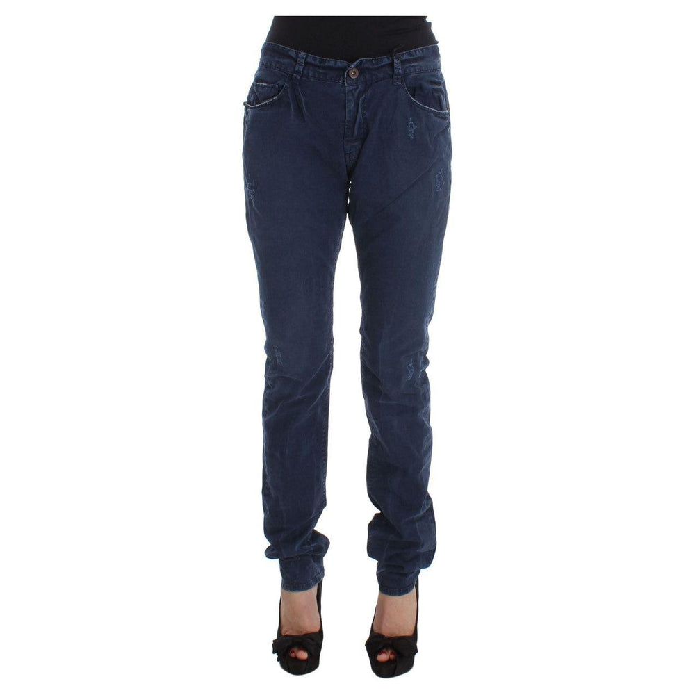 Costume National Blue Cotton Blend Denim Jeans SIG30114-2