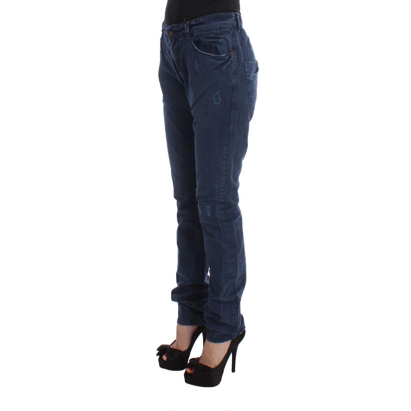 Costume National Blue Cotton Blend Denim Jeans SIG30114-2