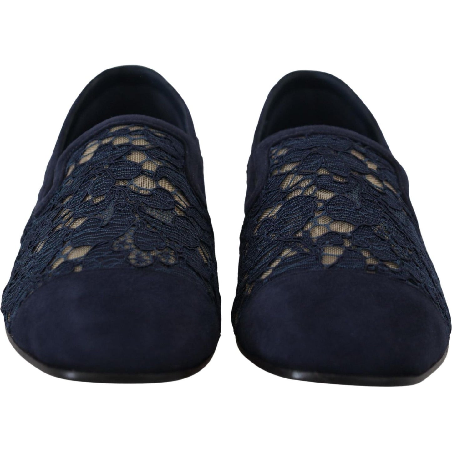 Dolce & Gabbana Elegant Blue Loafers Flats - Summer Chic Dolce & Gabbana Dark Slate Gray