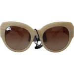 Dolce & Gabbana Beige Acetate Full Rim Brown Lense DG4294 Sunglasses GLA1047
