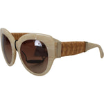 Dolce & Gabbana Beige Acetate Full Rim Brown Lense DG4294 Sunglasses GLA1047