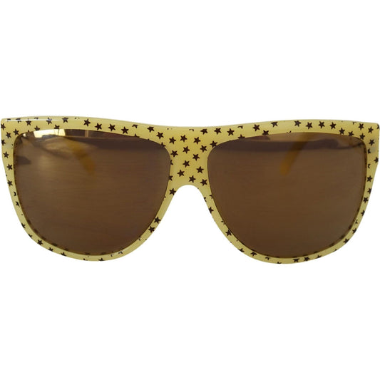 Dolce & Gabbana Yellow Stars Acetate Square Shades DG4125 Sunglasses