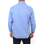 Ermanno Scervino Dapper Blue Cotton Dress Shirt for Men Ermanno Scervino Light Steel Blue