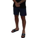 Dolce & Gabbana Blue Chinos Cotton Stretch Casual Shorts PAN74021- 44