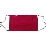 Dolce & Gabbana Red Cotton Pleated Elastic Ear Strap One Size Face Mask SMY101008