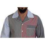 Dolce & Gabbana Multicolor Cotton Button-Down Sleepshirt Dolce & Gabbana Dim Gray