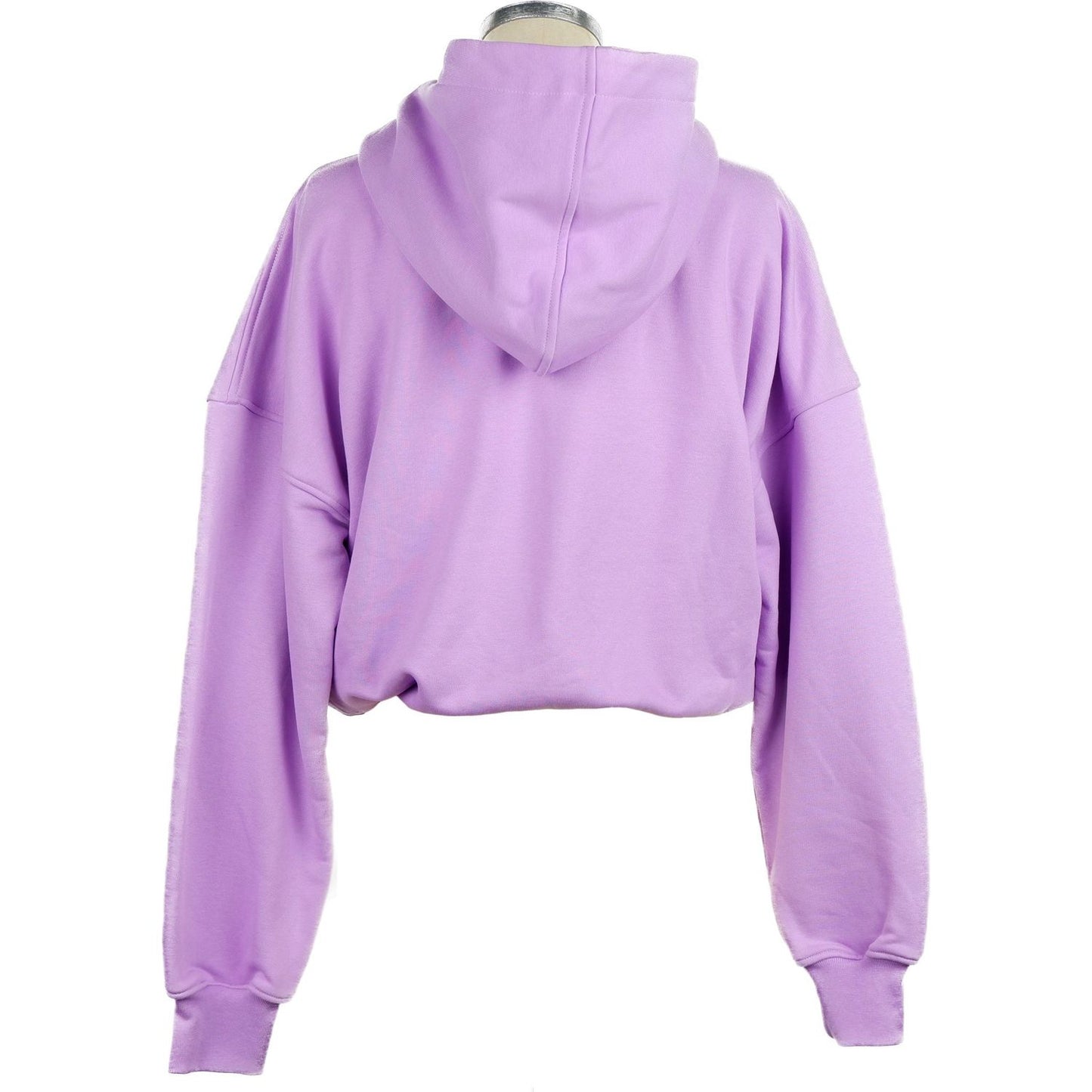 Comme Des FuckdownComme Des Fuckdown Chic Purple Hooded Sweatshirt with Logo Print1728,67346170016,Comme Des Fuckdown,New with tags,Purple,S,Sweaters - Women - Clothing,Women