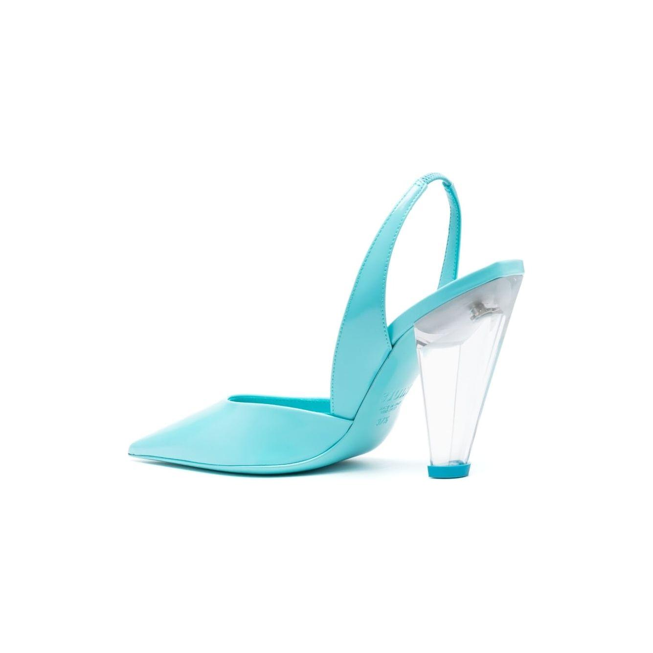 3JUIN With Heel Clear Blue