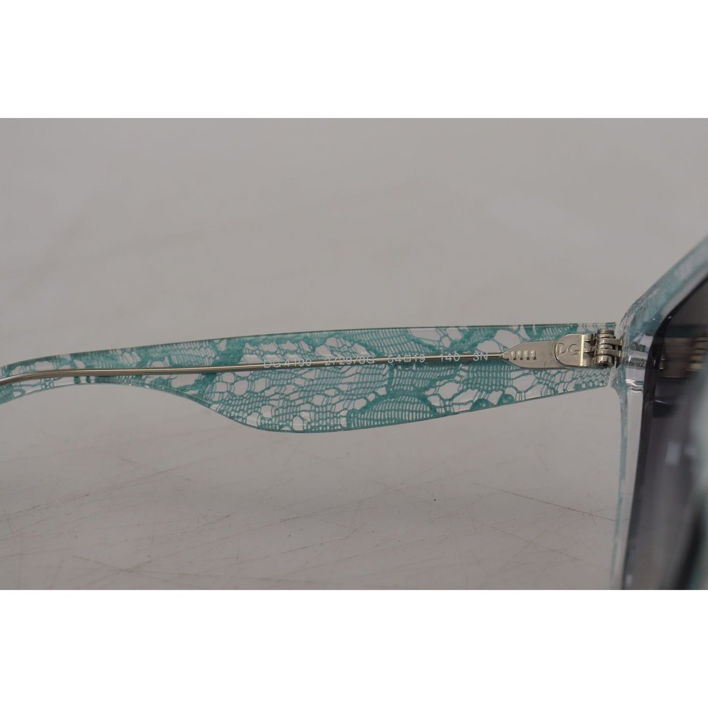 Dolce & Gabbana Sicilian Lace Crystal-Infused Sunglasses Dolce & Gabbana Dark Gray