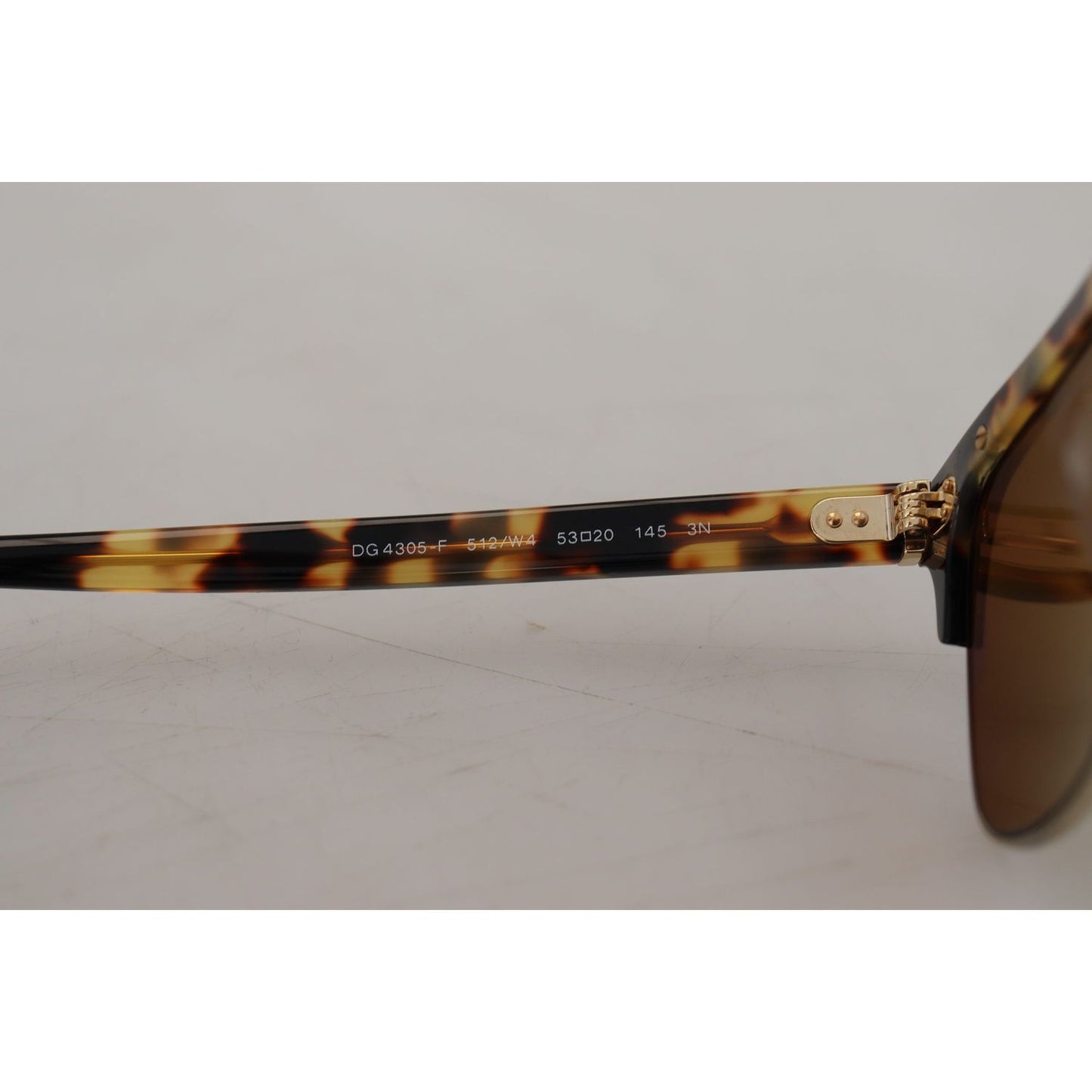Dolce & Gabbana Brown Gold Acetate Havana DG430A Sunglasses