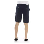 Baldinini Trend Blue Cotton Men's Bermuda Short BA-23222-IT44 | XS
