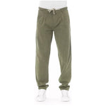 Baldinini Trend Army Cotton Men Chino Trousers