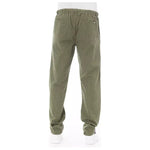 Baldinini Trend Army Cotton Men Chino Trousers