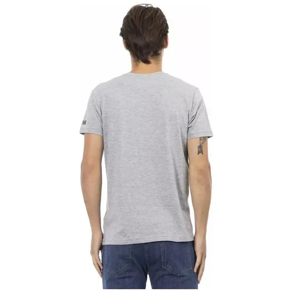Trussardi Action Gray Cotton Men's T-Shirt