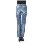 BYBLOS Blue Cotton Women Jeans BY-17637-W26