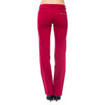 Ungaro Fever Red Cotton Women Pants UN-8200-W28