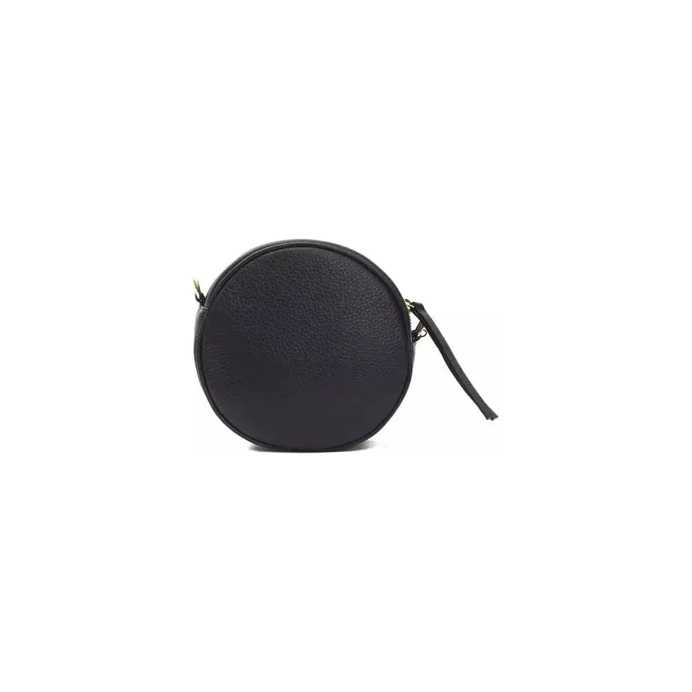 Pompei Donatella Gray Leather Women Crossbody Crossbody Bag Pompei Donatella Dark Slate Gray