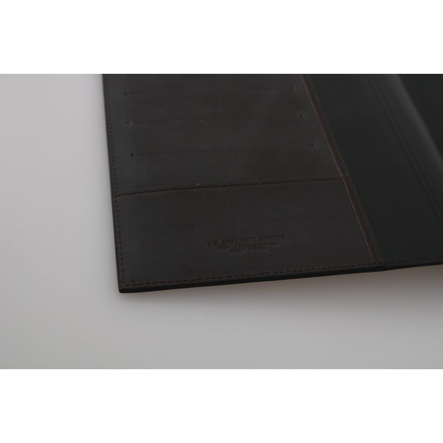A.G. Spalding & Bros Elegant Leather Passport Wallet - Sleek Travel Essential A.G. Spalding & Bros Dark Slate Gray