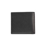 Trussardi Black Leather Men Wallet TR-20725