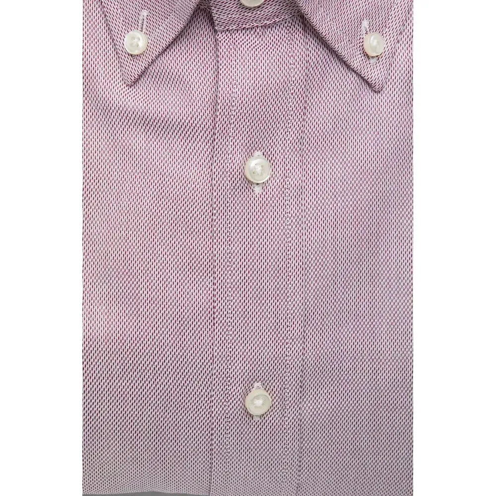 Robert Friedman Red Cotton Men Shirt Robert Friedman Gray