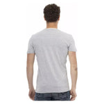 Trussardi Action Gray Cotton Men T-Shirt TR-22758-L
