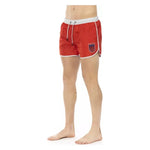 Bikkembergs Red Polyester Men Swim Short BI-22663-S