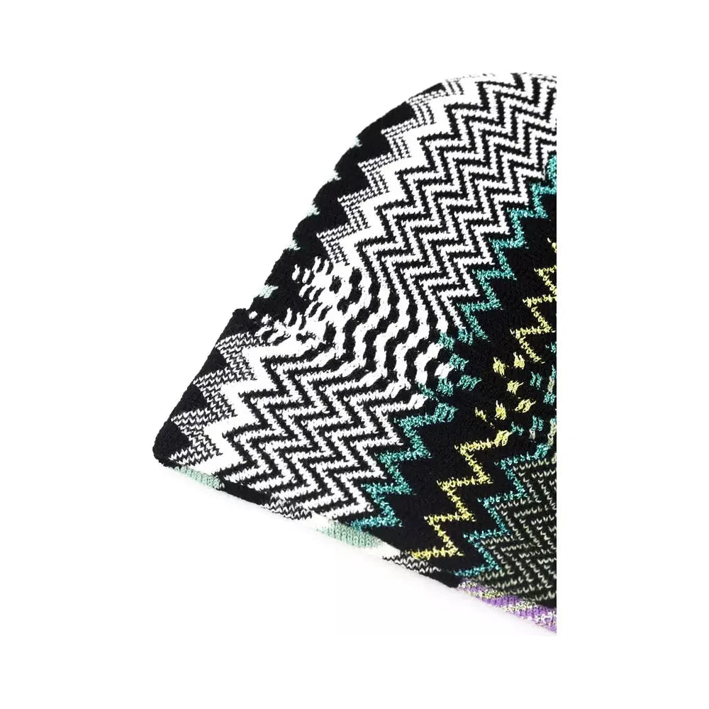 Missoni Multicolor Wool Women Hat Missoni Light Gray