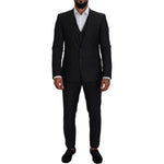 Dolce & Gabbana Gray MARTINI 3 Piece Slim Fit Suit KOS2101- 48