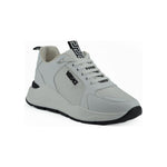 Versace Sleek White Calf Leather Sneakers 8054712372438
