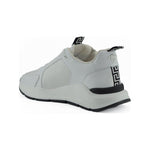 Versace Sleek White Calf Leather Sneakers 8054712372438