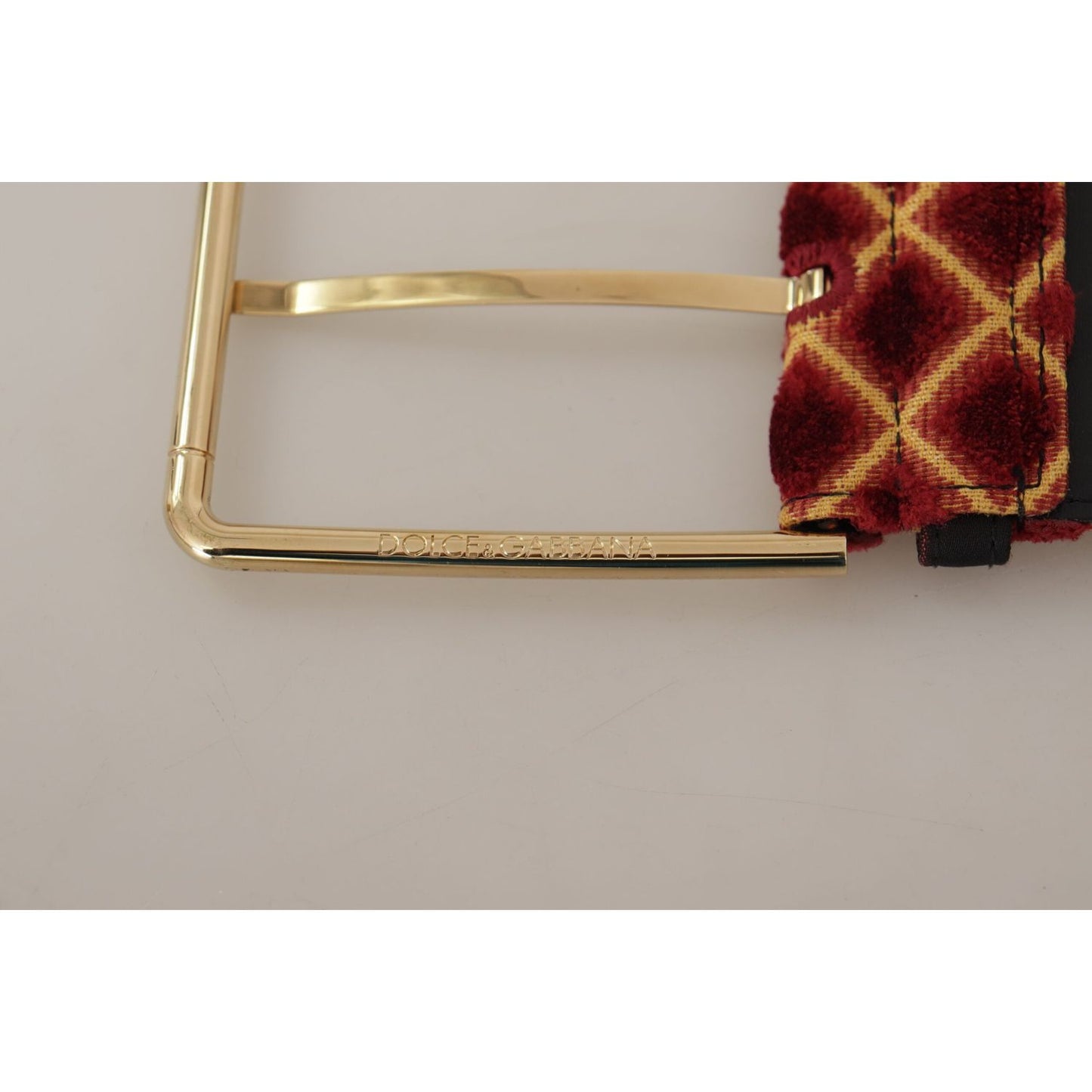 Dolce & Gabbana Multicolor Wide Leather Floral Gold Metal Buckle Belt