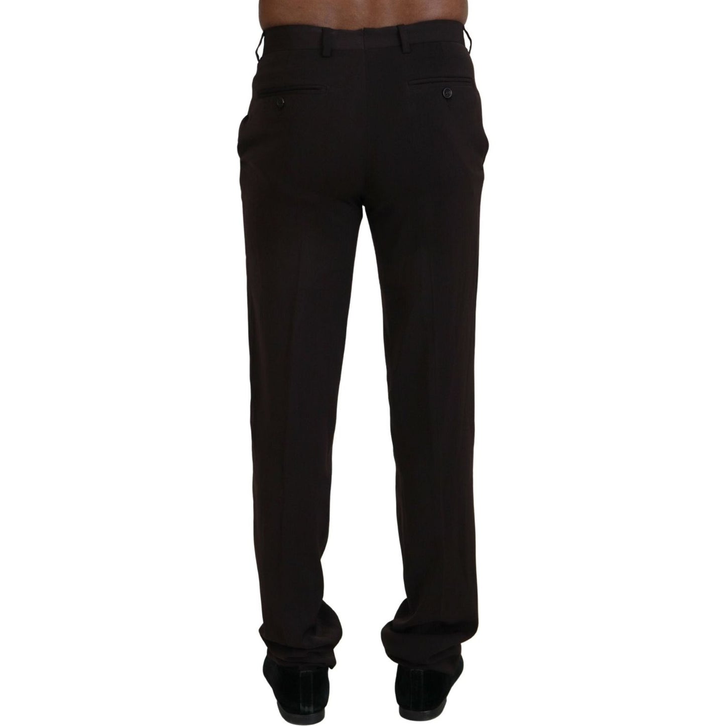 BENCIVENGA Elegant Brown Italian Dress Pants BENCIVENGA Black