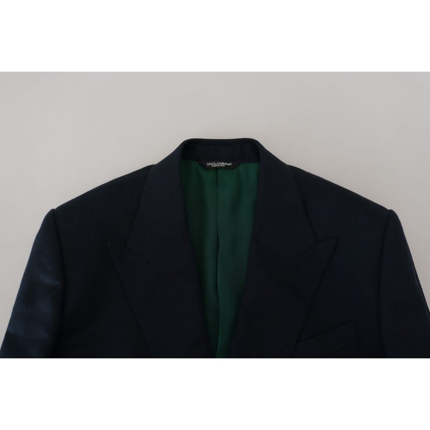 Dolce & Gabbana Blue Double Breasted Formal Coat Blazer KOS2137- 48