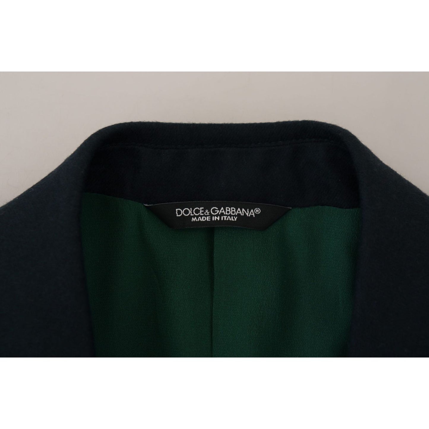 Dolce & Gabbana Blue Double Breasted Formal Coat Blazer KOS2137- 48