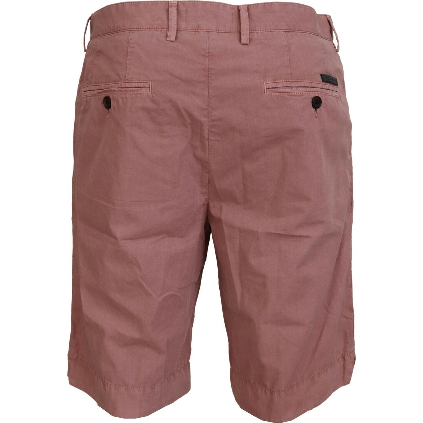 Dolce & Gabbana Pink Chinos Cotton Casual Mens Shorts
