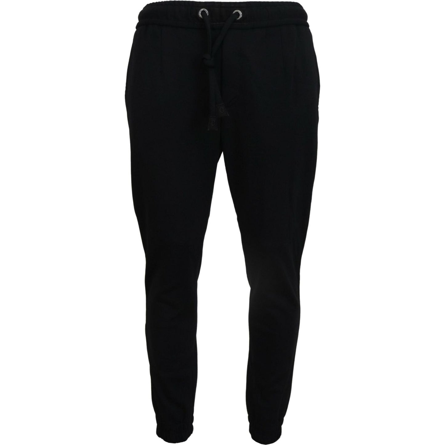 Dolce & Gabbana Black Mens Sport Wool Sweatpants Pants PAN74544-48