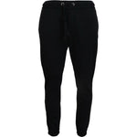 Dolce & Gabbana Black Mens Sport Wool Sweatpants Pants PAN74544-48