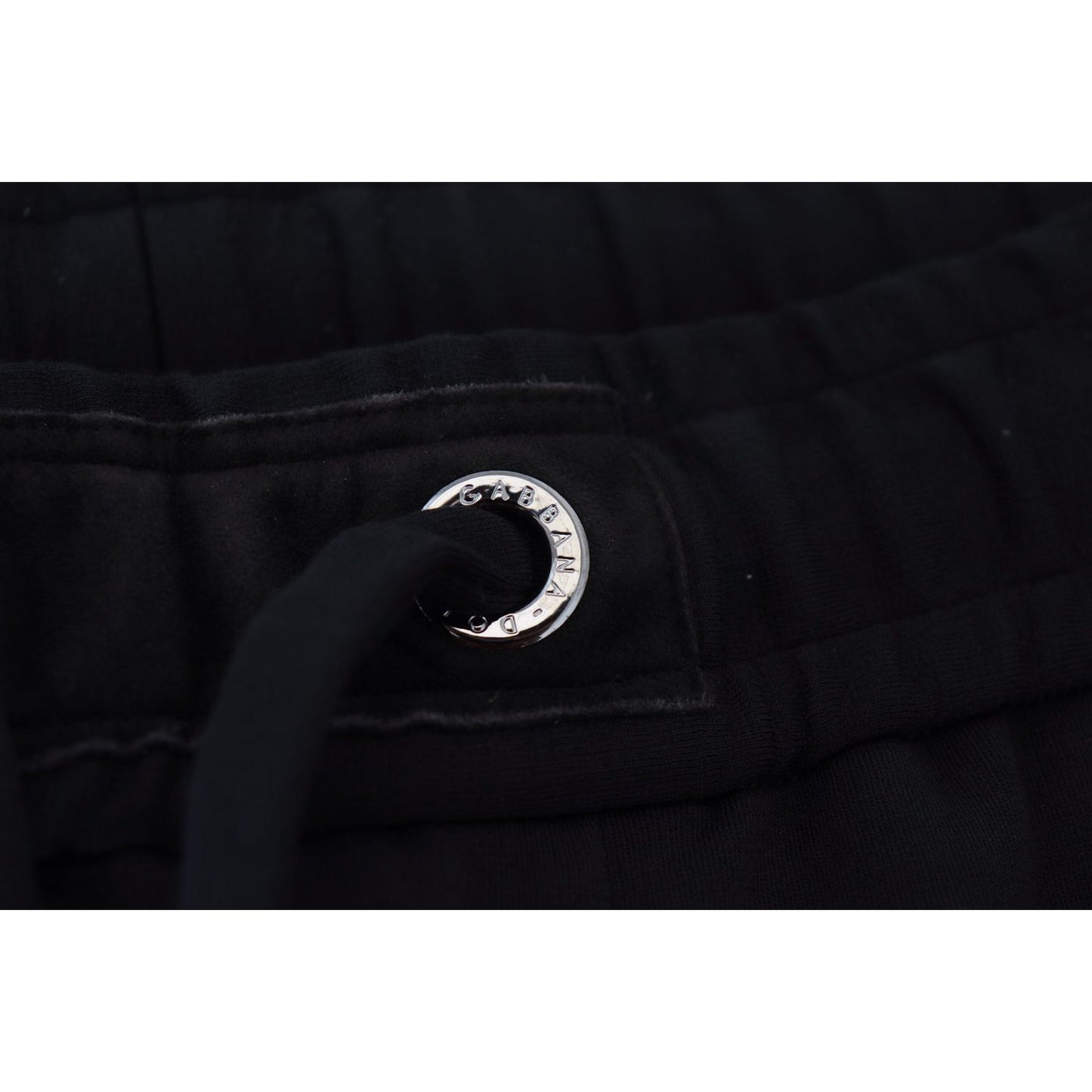 Dolce & Gabbana Black Mens Sport Wool Sweatpants Pants PAN74544-48