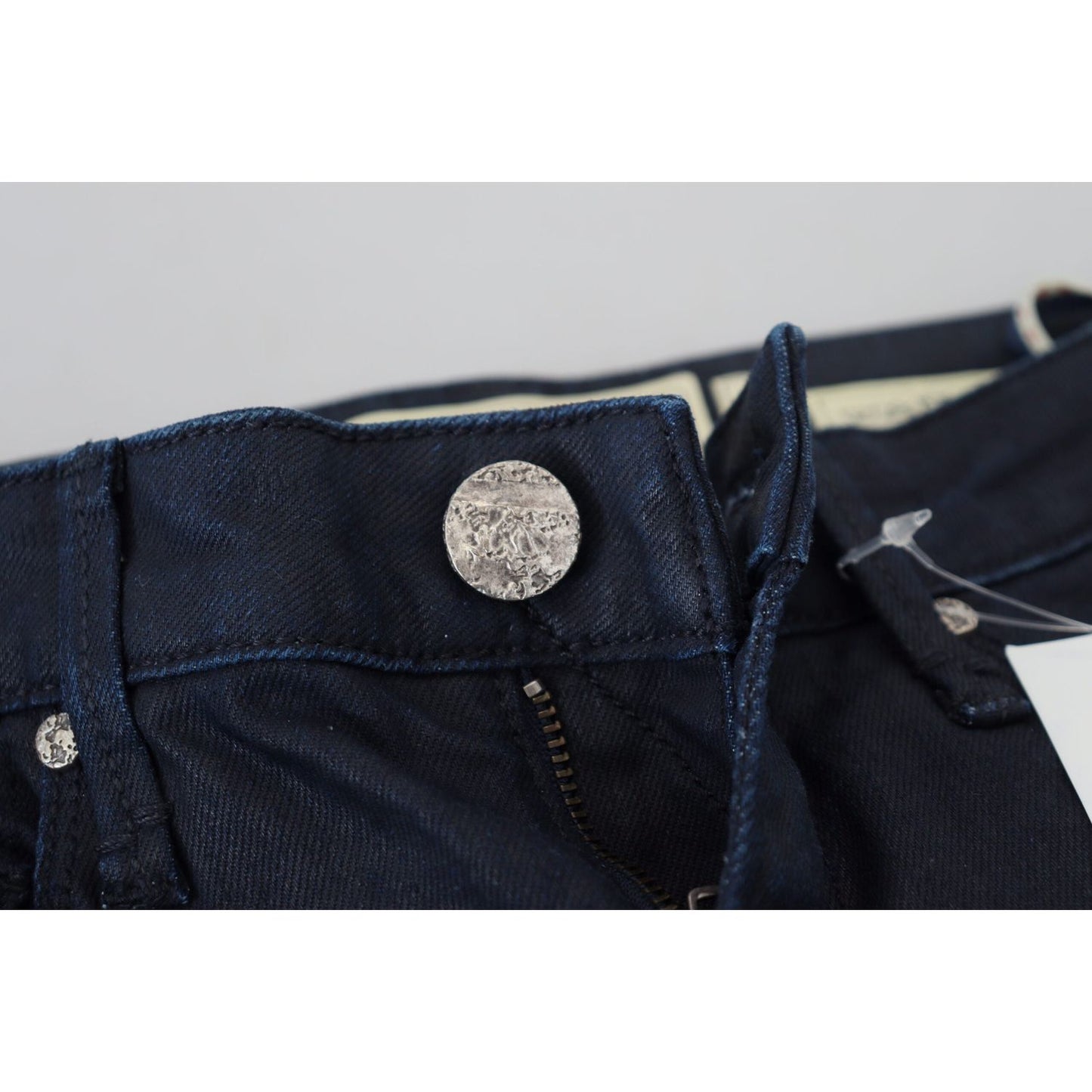 Acht Chic Low Waist Skinny Denim Extravaganza Acht Black