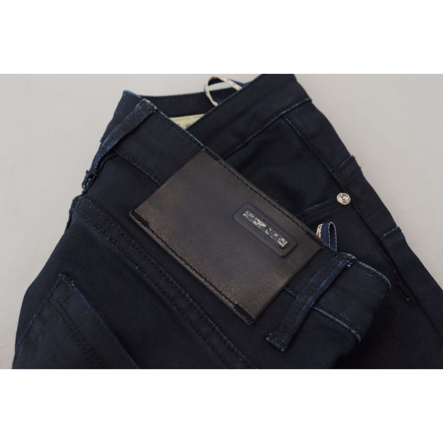 Acht Chic Low Waist Skinny Denim Extravaganza Acht Dark Slate Gray