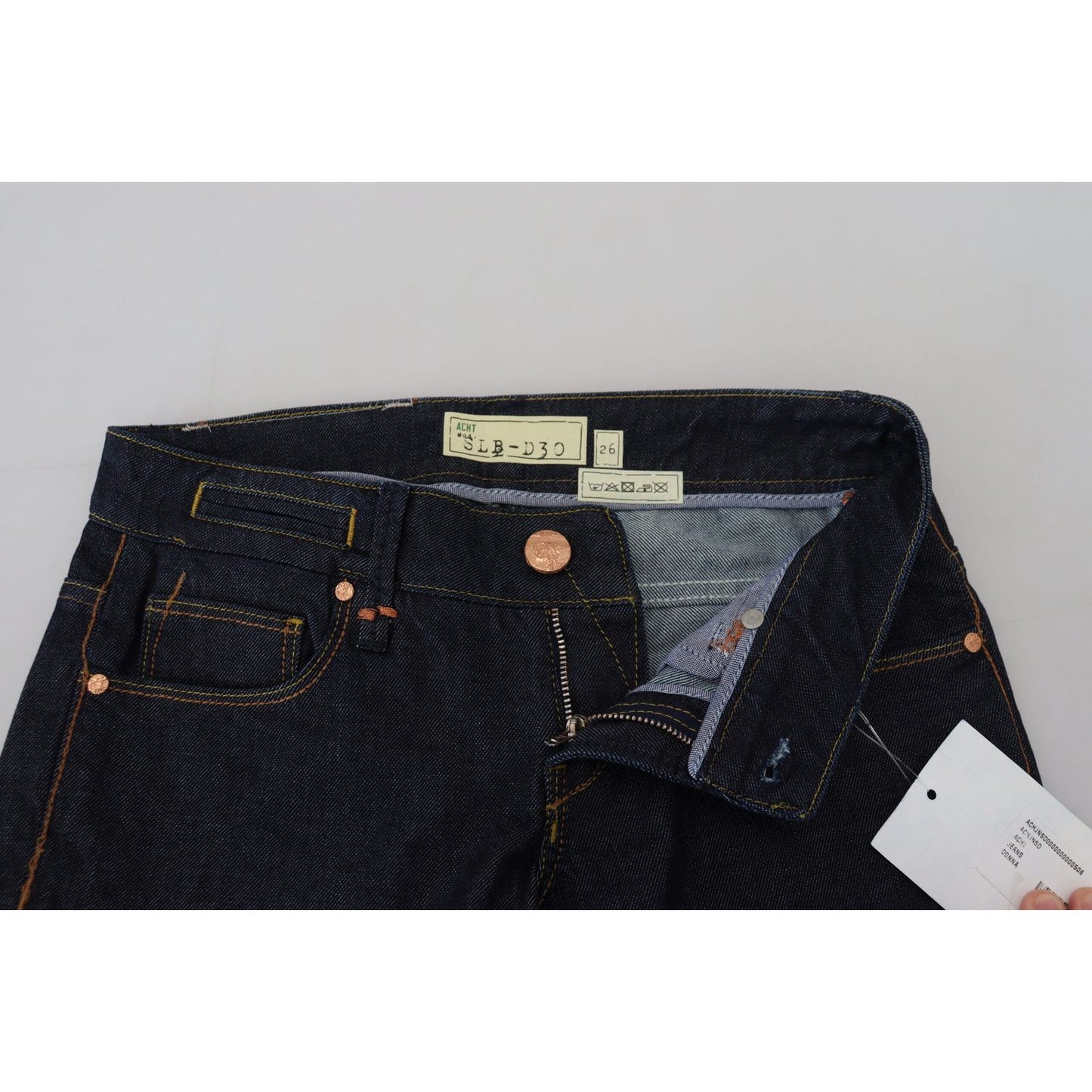Acht Chic Low Waist Skinny Denim Acht Black